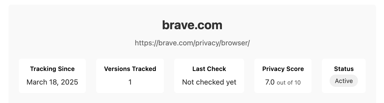 Archive maintenance interface
